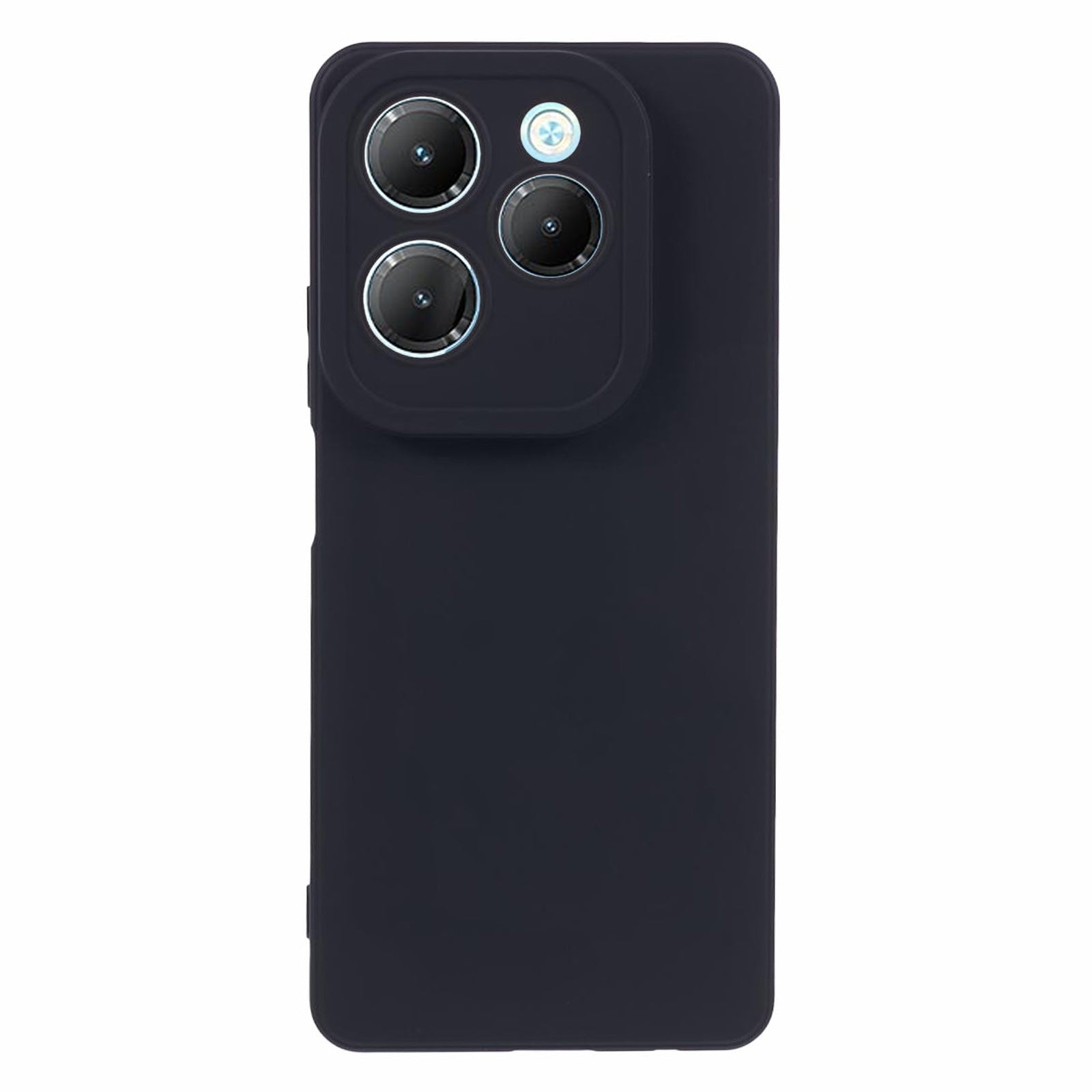 For Transsion Infinix Hot 40 / Hot 40 Pro TPU Case Straight Edge Phone Cover Precise Cutout - Black For Transsion Infinix Hot 40 / Hot 40 Pro TPU Case Straight Edge Phone Cover Precise Cutout - Black